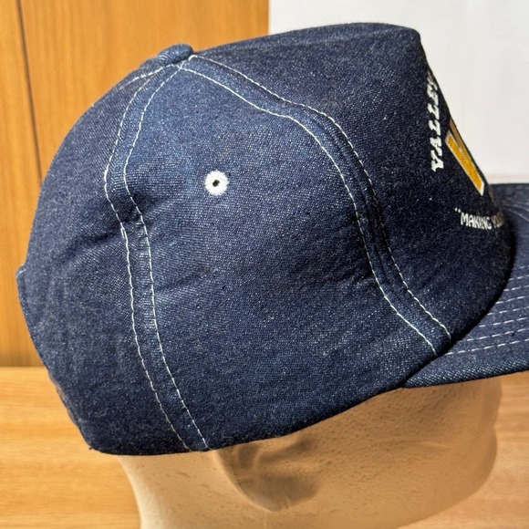 Vintage Valley‎ Feed Mills VFM Paris Texas TX Snapback Hat Cap Trucker - Picture 5 of 8